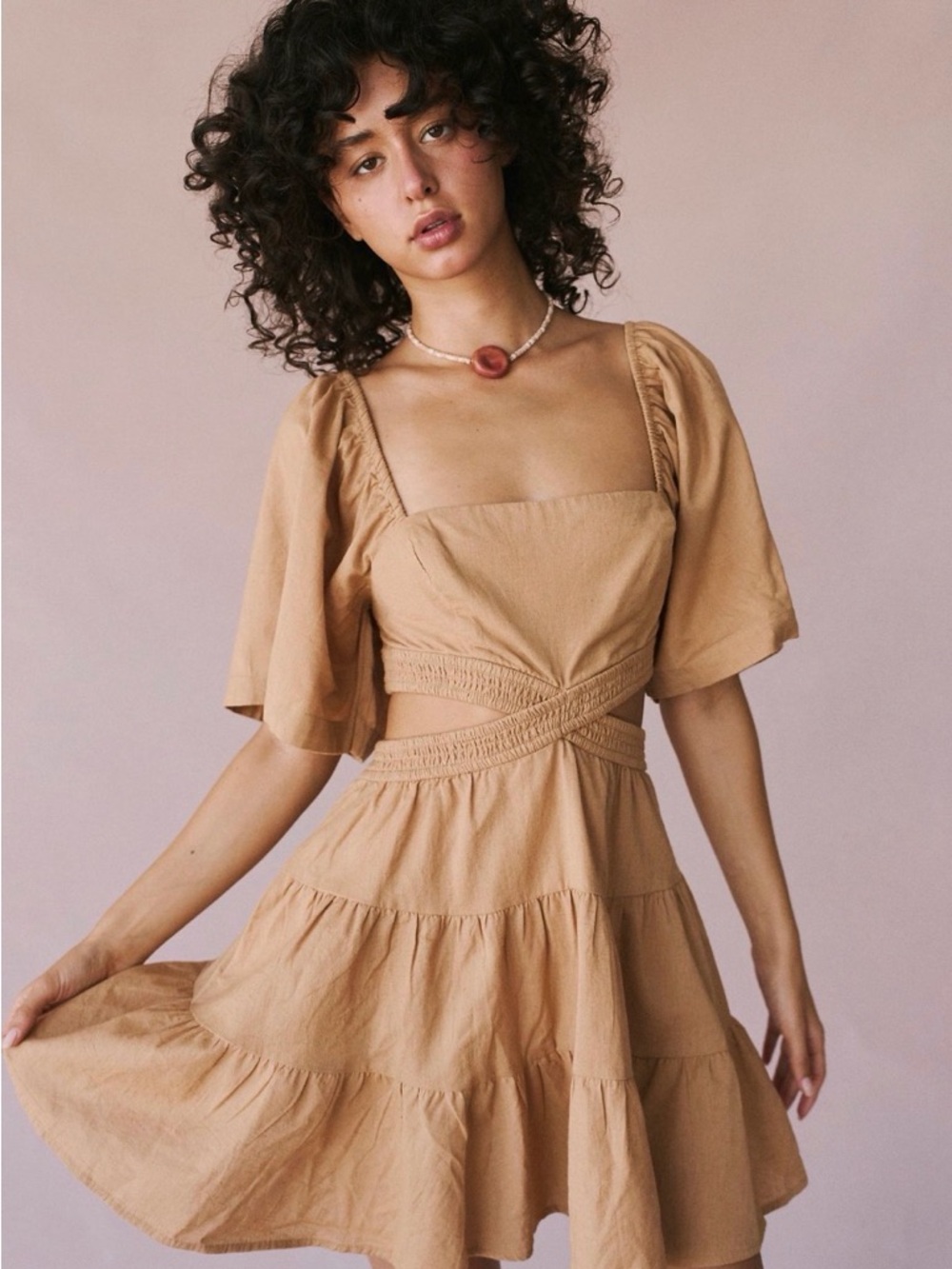 Free People Cross of Sunlight Mini Dress - Picture 3 of 8
